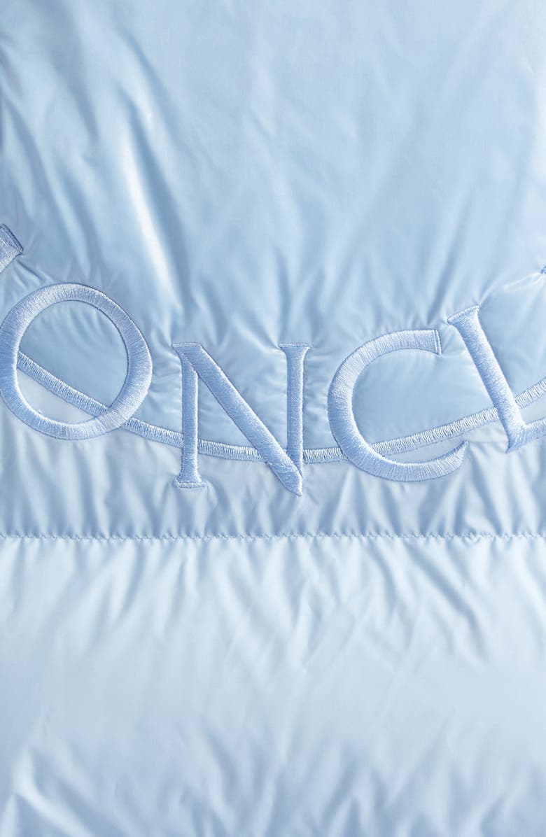 Moncler Ebre Quilted Short Down Jacket, Alternate, color, Light Blue