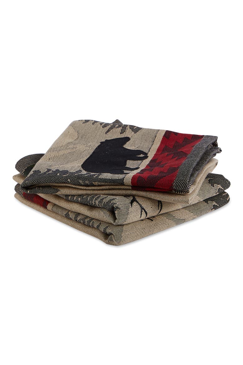 Walk In The Woods Jacquard Dishtowel Set/3, Alternate, color, Walk In The Woods