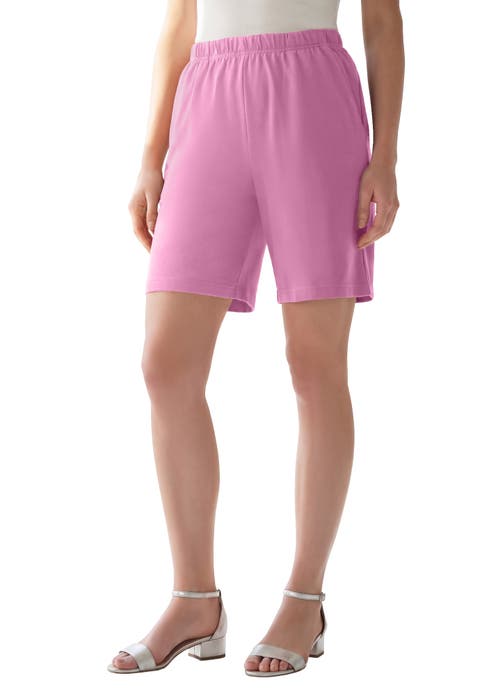 Plus Size Soft Knit Pull On Short