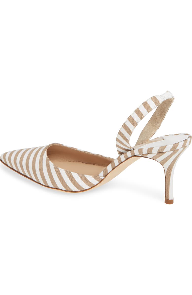 Manolo Blahnik 'Carolyne' Pointy Toe Slingback Pump, Alternate, color,