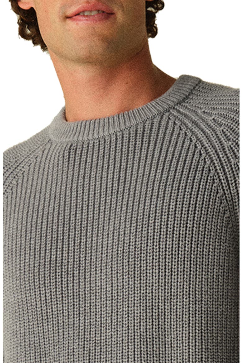 Neptune Organic Cotton Blend Sweater, Alternate, color, CHARCOAL HEATHER GREY