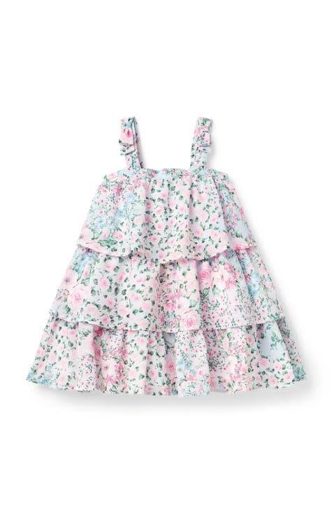 The Floral Frills Dress (Toddler, Little Kid, Big Kid)