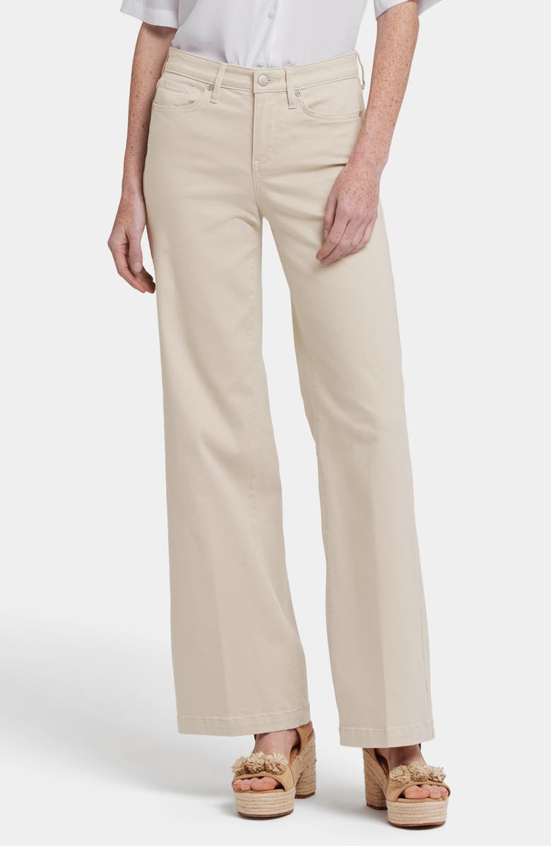 NYDJ Teresa Wide Leg Jeans, Main, color, Feather