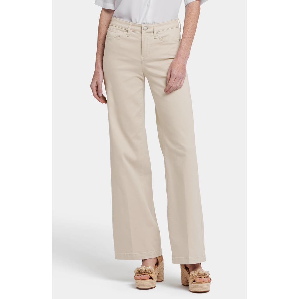 Nydj Mia High Waist Palazzo Jeans In Feather