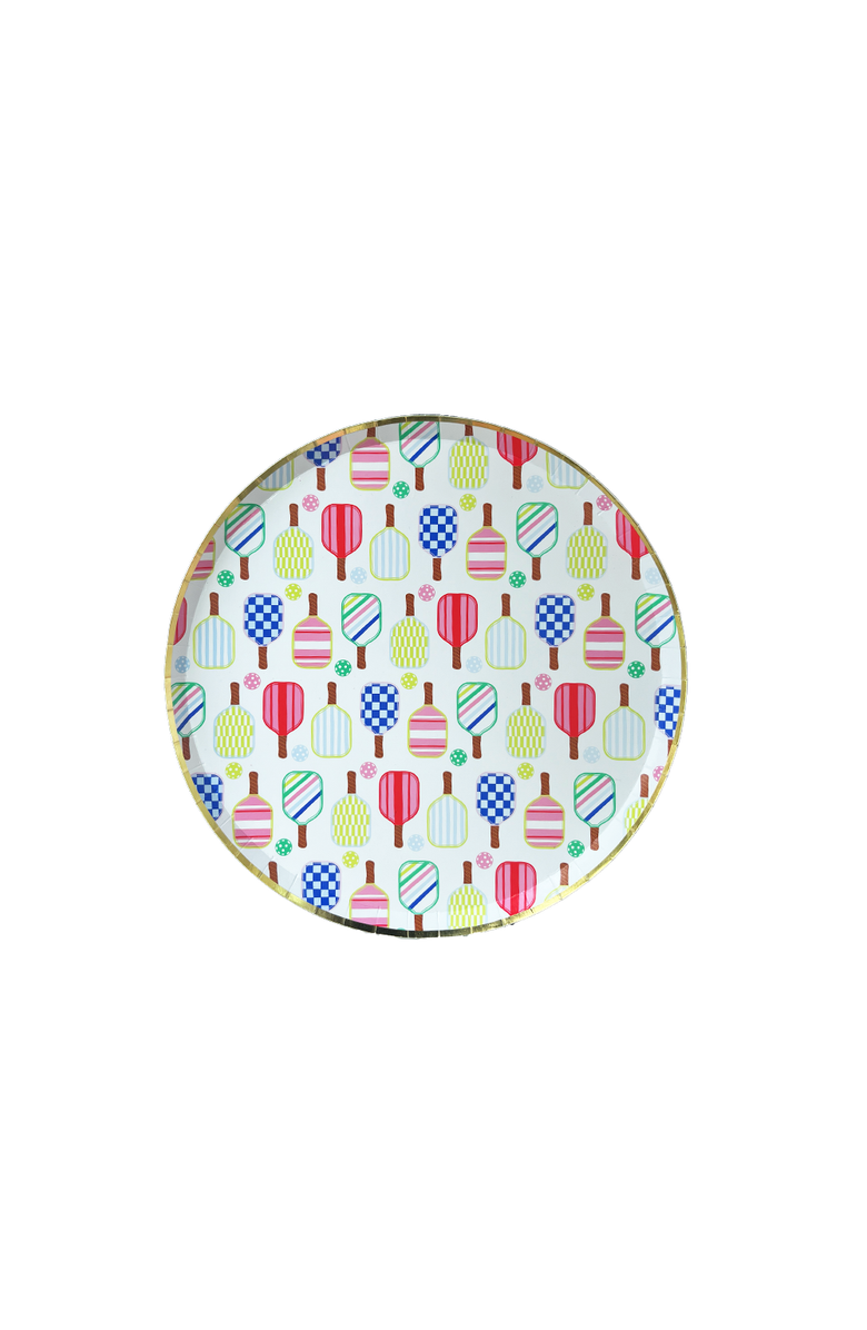 Jollity & Co Pickleball Social Club Print Plates, Main, color, Dessert Plates