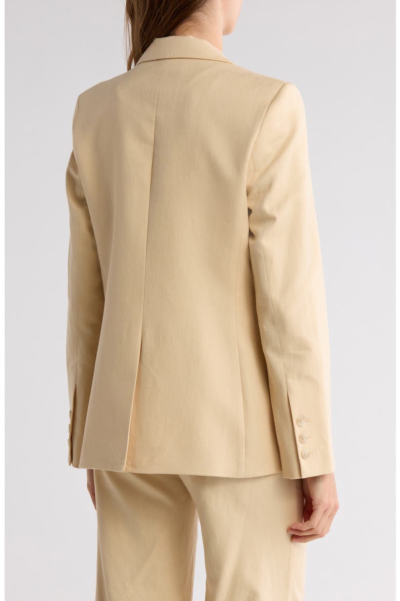 Husband Peak Lapel Blazer, Alternate, color, BUTTER