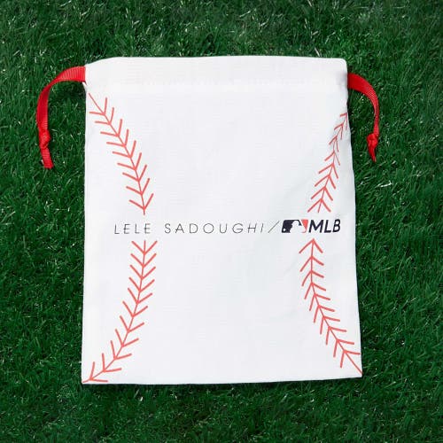 Lele Sadoughi Mlb Los Angeles Angels Bow Barrette In White