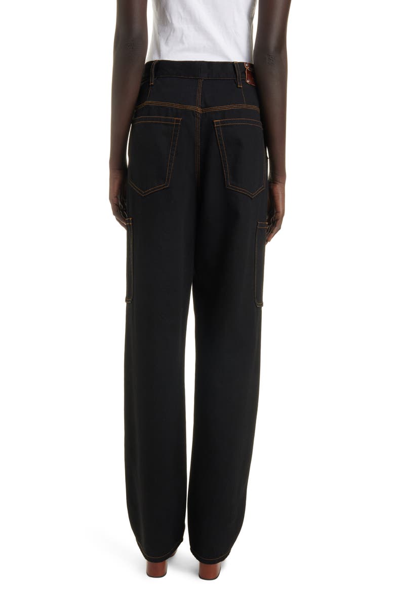 Dries Van Noten Pippa Nonstretch Denim Straight Leg Jeans, Alternate, color,