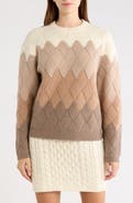 Theory Faux Weave Wool & Cashmere Sweater