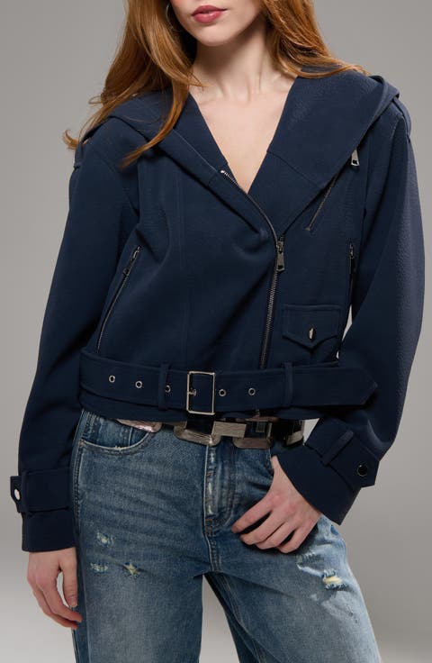 Vanta Faux Leather Moto Jacket