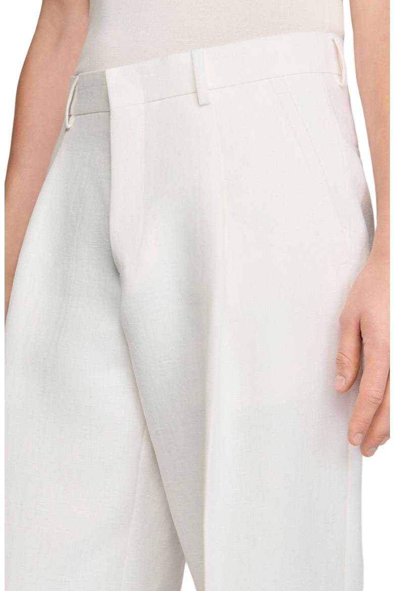 Linen Suit Trousers, Alternate, color, White
