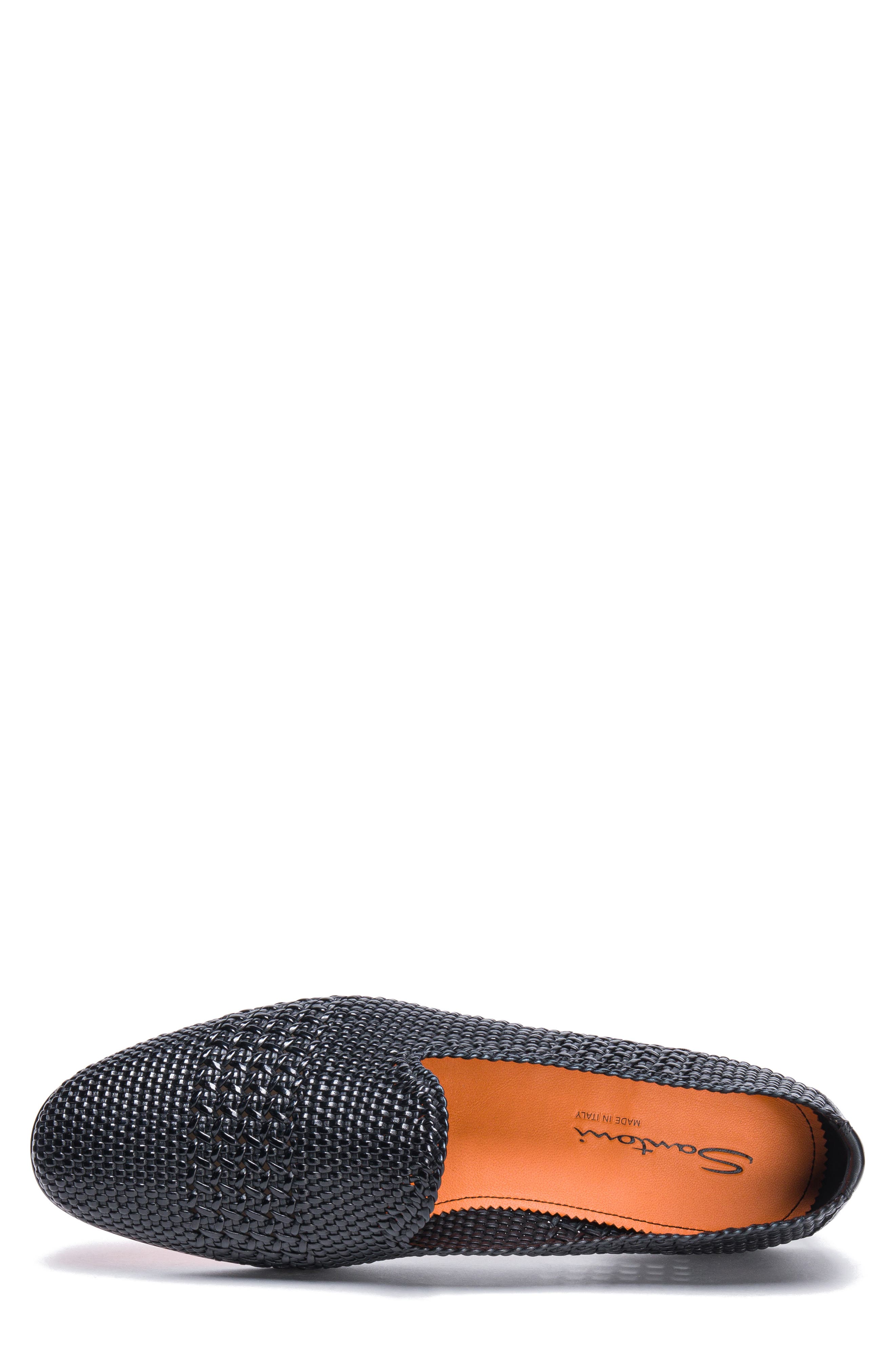 Santoni Elisir Loafer, Alternate, color, Black