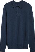 Sunspel Lambswool Polo Sweater