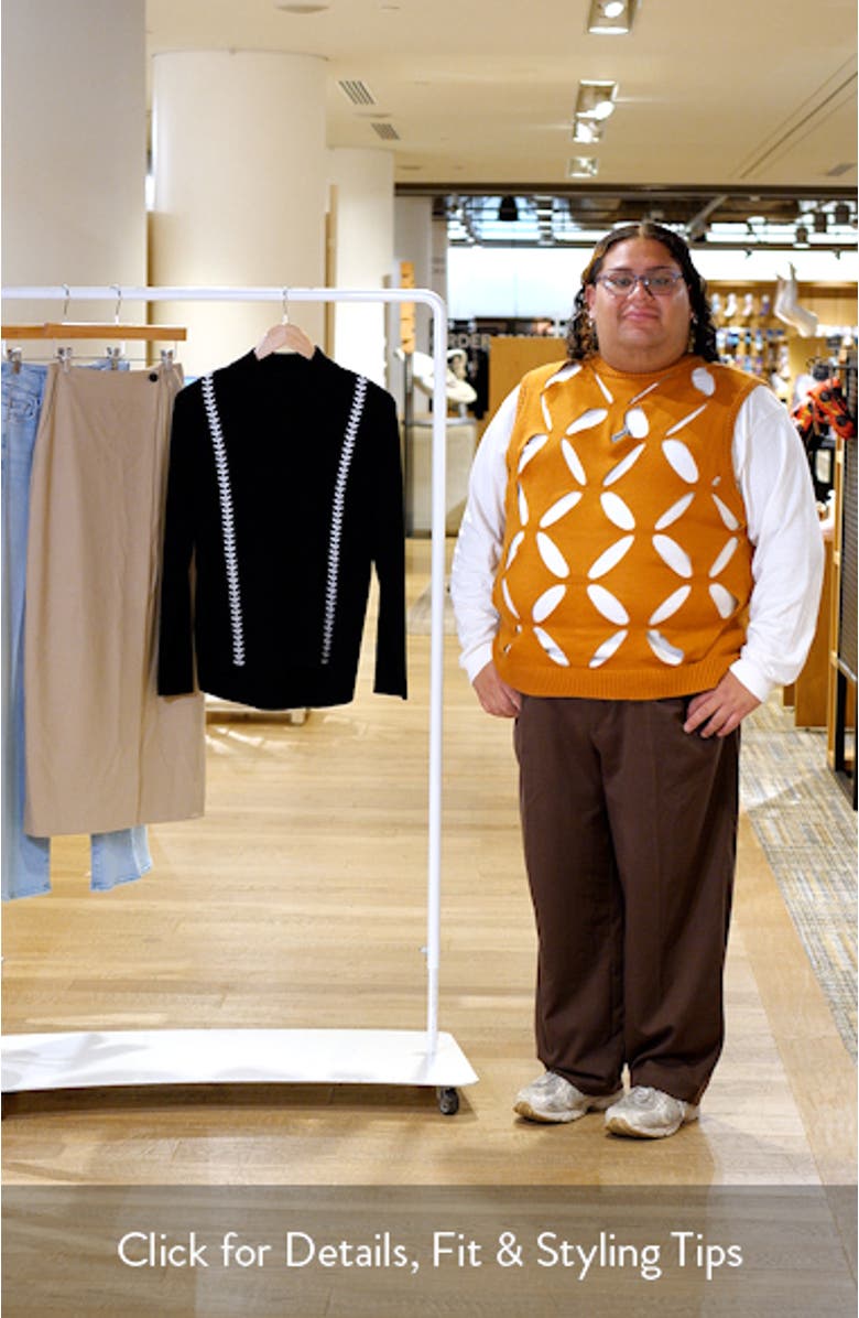 The Goldie Mock Neck Rib Top, sales video thumbnail