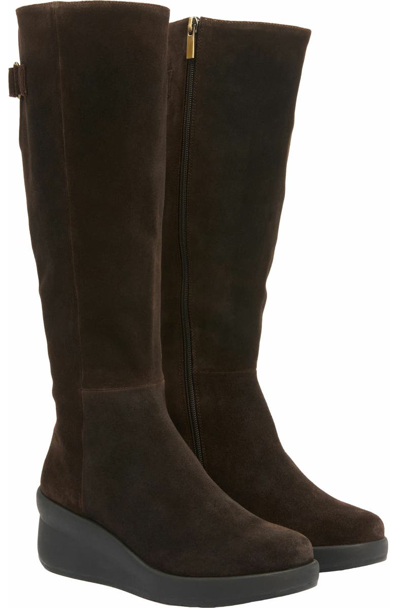 ABEO Passage Tall Boot, Alternate, color, Dark Brown - Regular