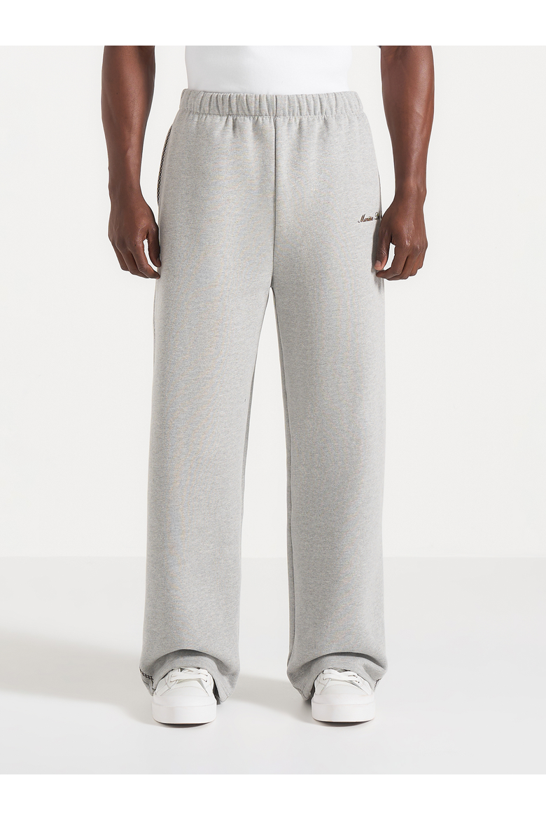 Morgan Unisex Whipstitch Regular Joggers, Alternate, color, Light Grey