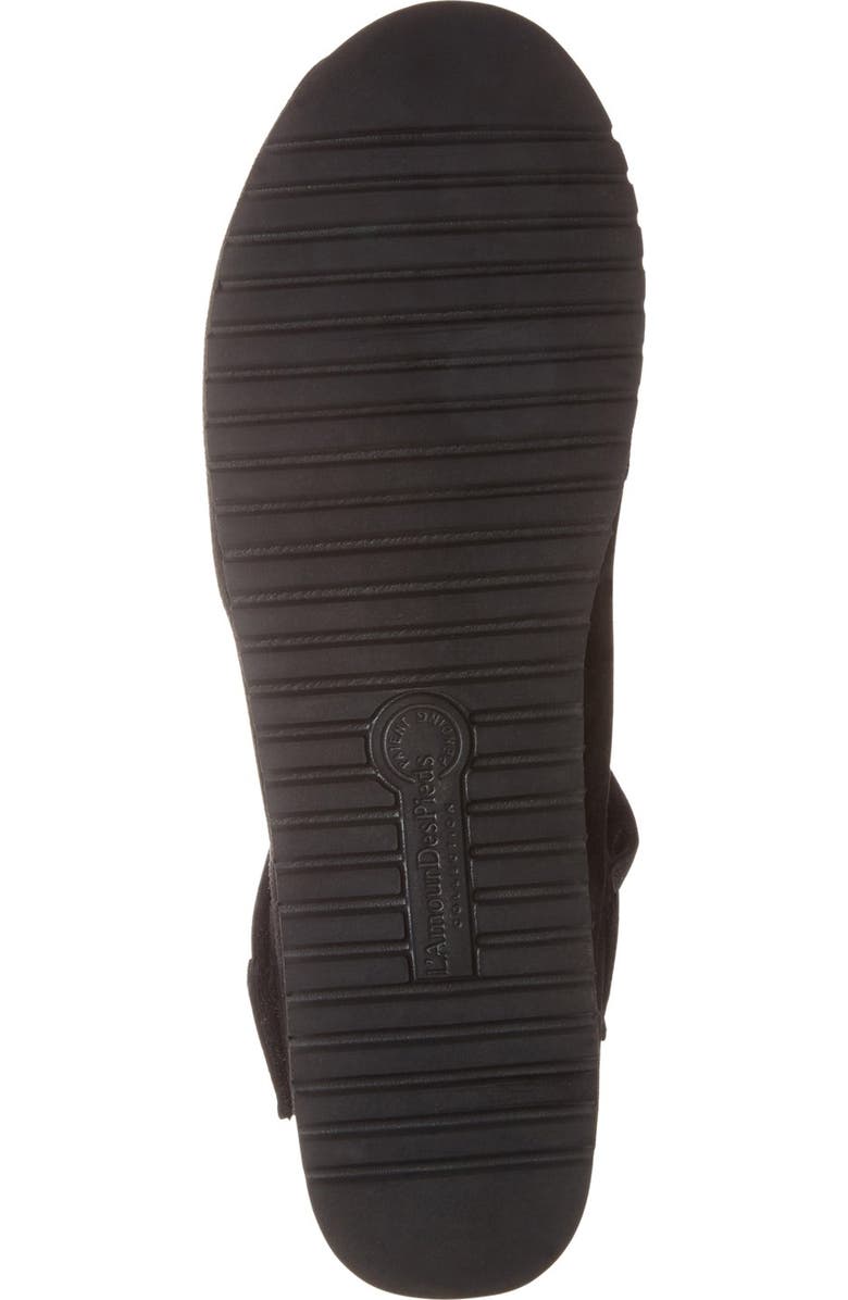 L'Amour des Pieds Amadour Platform Sandal, Alternate, color, Black Suede Leather