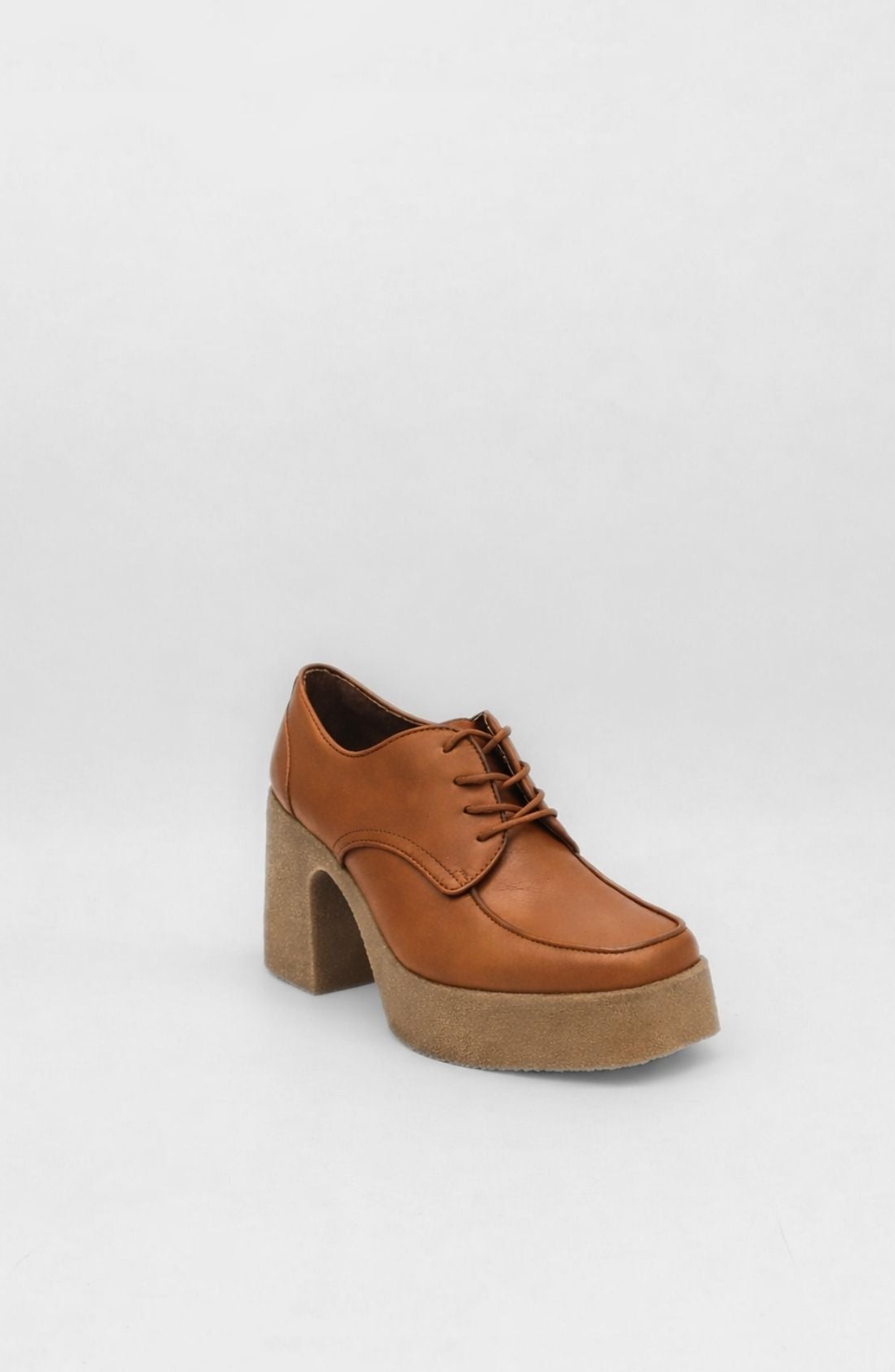STIVALI NEW YORK Pregiata Platform Lace-Ups, Alternate, color, Cognac