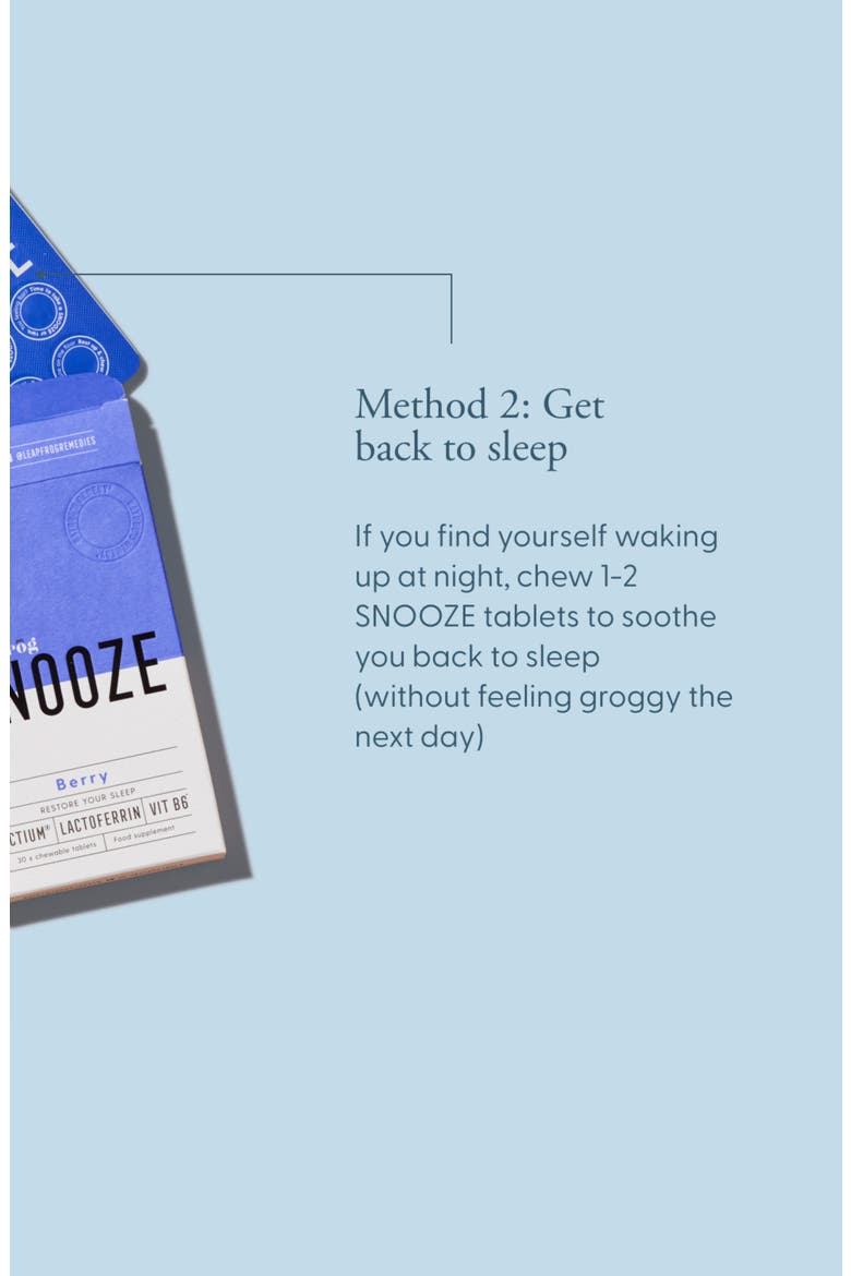 SNOOZE Food Supplement, Alternate, color, 15 Tablets