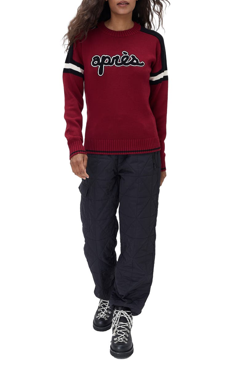 Alp N Rock Après Ski II Appliqué Sweater, Alternate, color, 