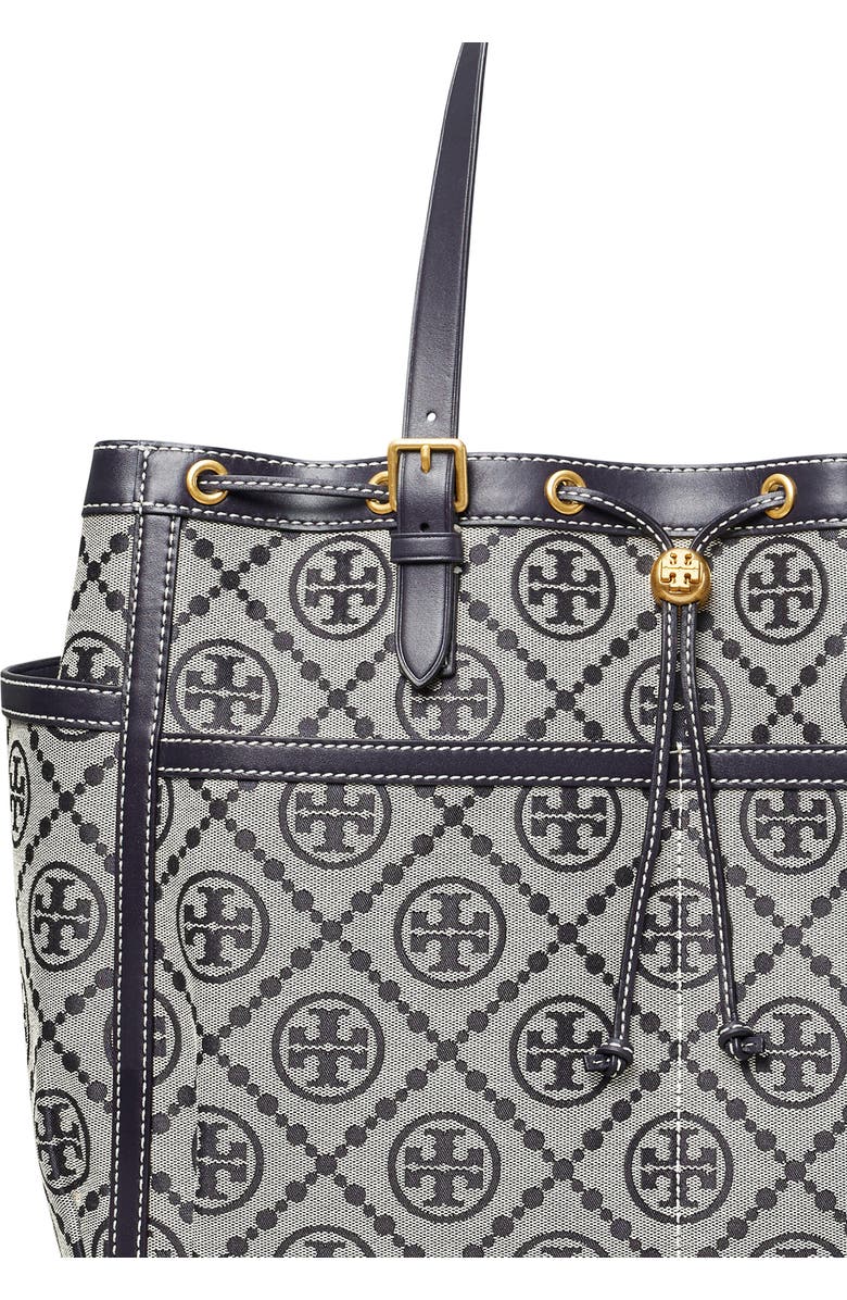 Tory Burch T-Monogram Jacquard Tote, Alternate, color,