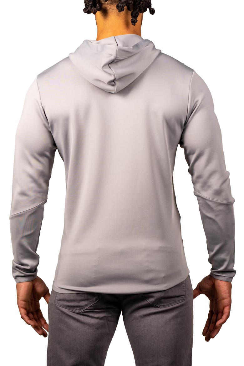 Shield Grey Zip Hoodie, Alternate, color, GREY