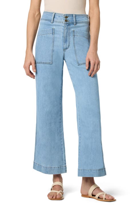 Wide Leg Cargo Ankle Jeans (Auckland)