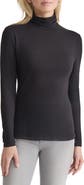 Jones New York Shirred Turtleneck Top