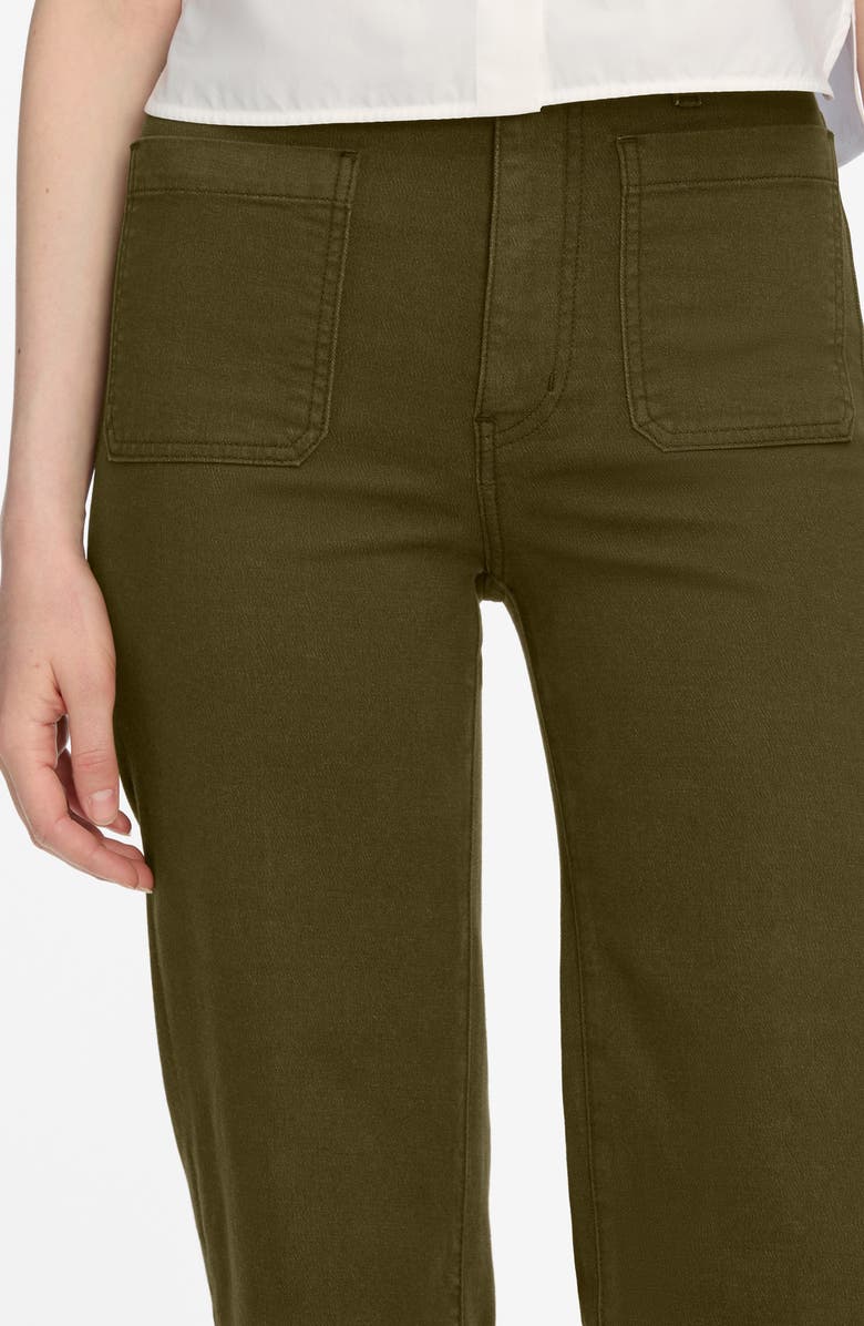 FRAME The Refined Straight Leg Pants, Alternate, color, Tree Moss