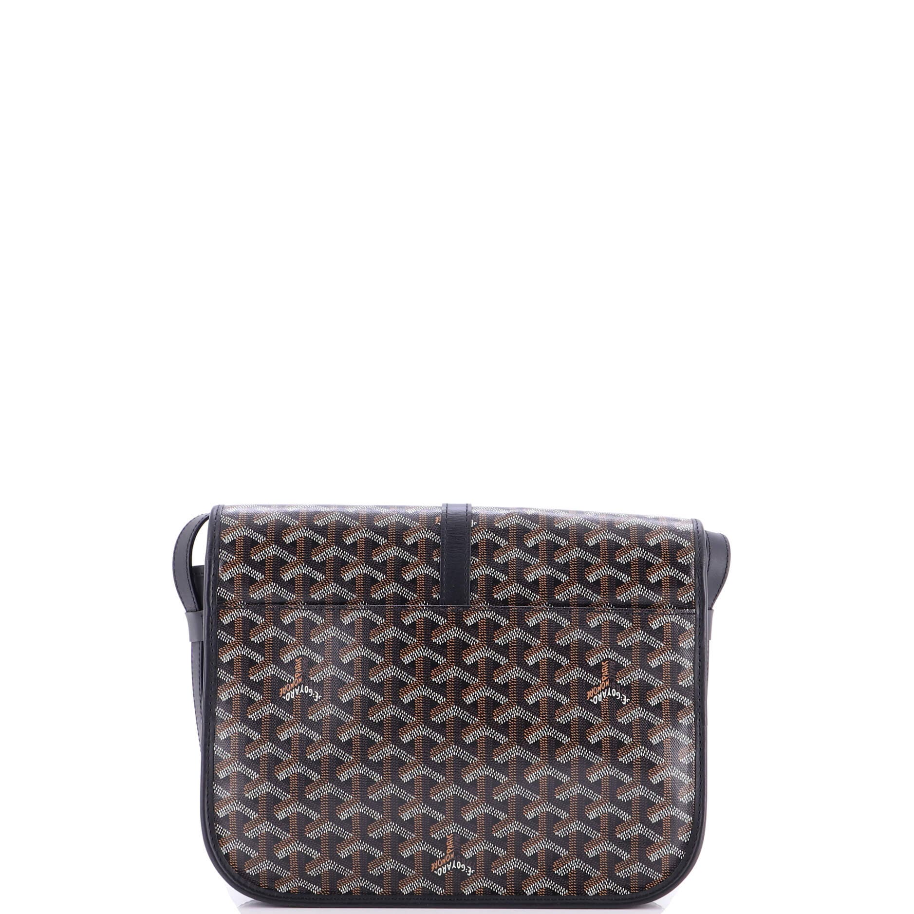 Pre-Owned Goyard Belvedere II Messenger Bag Coated Canvas MM, Alternate, color, 