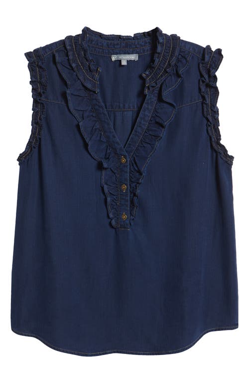 Wit & Wisdom Ruffle Accent Sleeveless Top