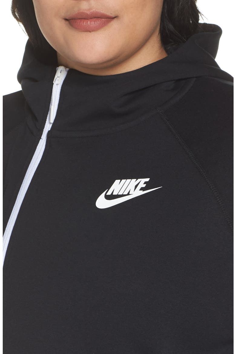Sportswear Tech Fleece Cape Jacket, Alternate, color, BLACK/ BLACK/ WHITE