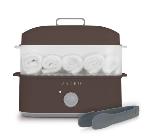 Countertop Towel Steamer with Tongs