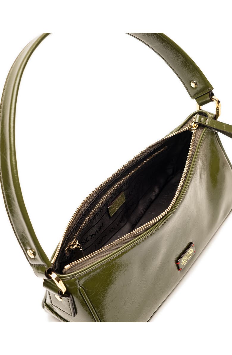 Frances Valentine Mia Leather Shoulder Bag, Alternate, color, Olive