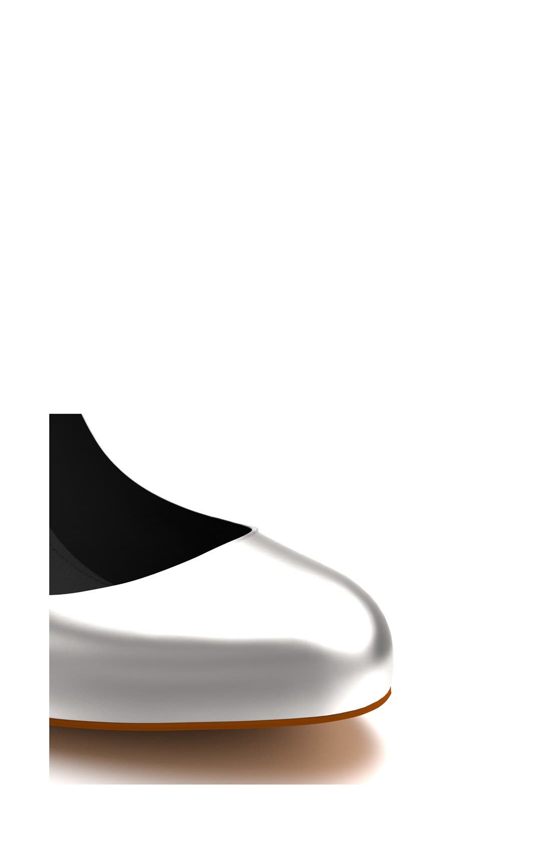 Shoes of Prey Round Toe Metallic  Pump, Alternate, color, 