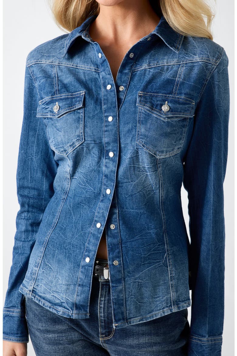 Long Sleeve Woven Shirt, Alternate, color, LBCT-LIGHT