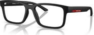 Prada Linea Rossa 54mm Rectangle optical glasses