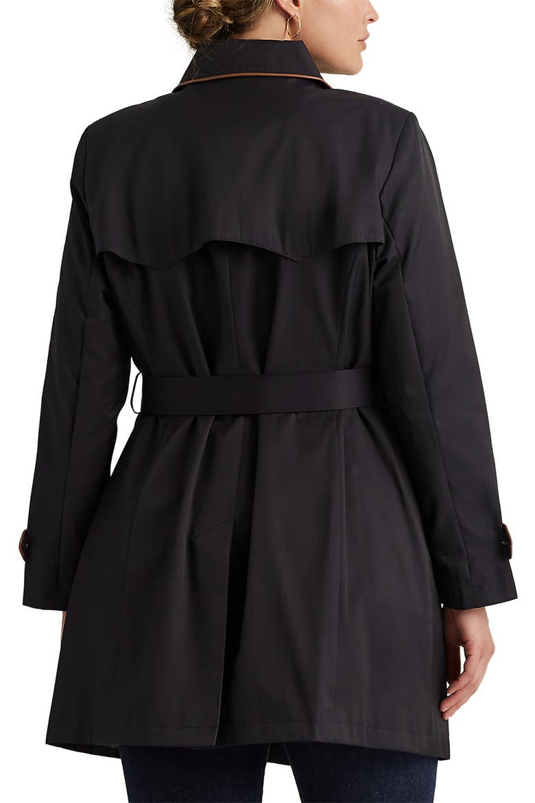 Trench Raincoat, Alternate, color, DARK NAVY