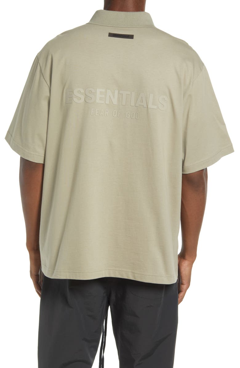 Fear of God Essentials Logo Short Sleeve Polo, Alternate, color, 
