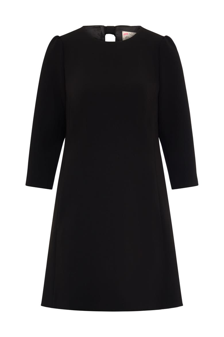 The Little Black Dress With Bow Detail, Kneelength, Main, color, Black