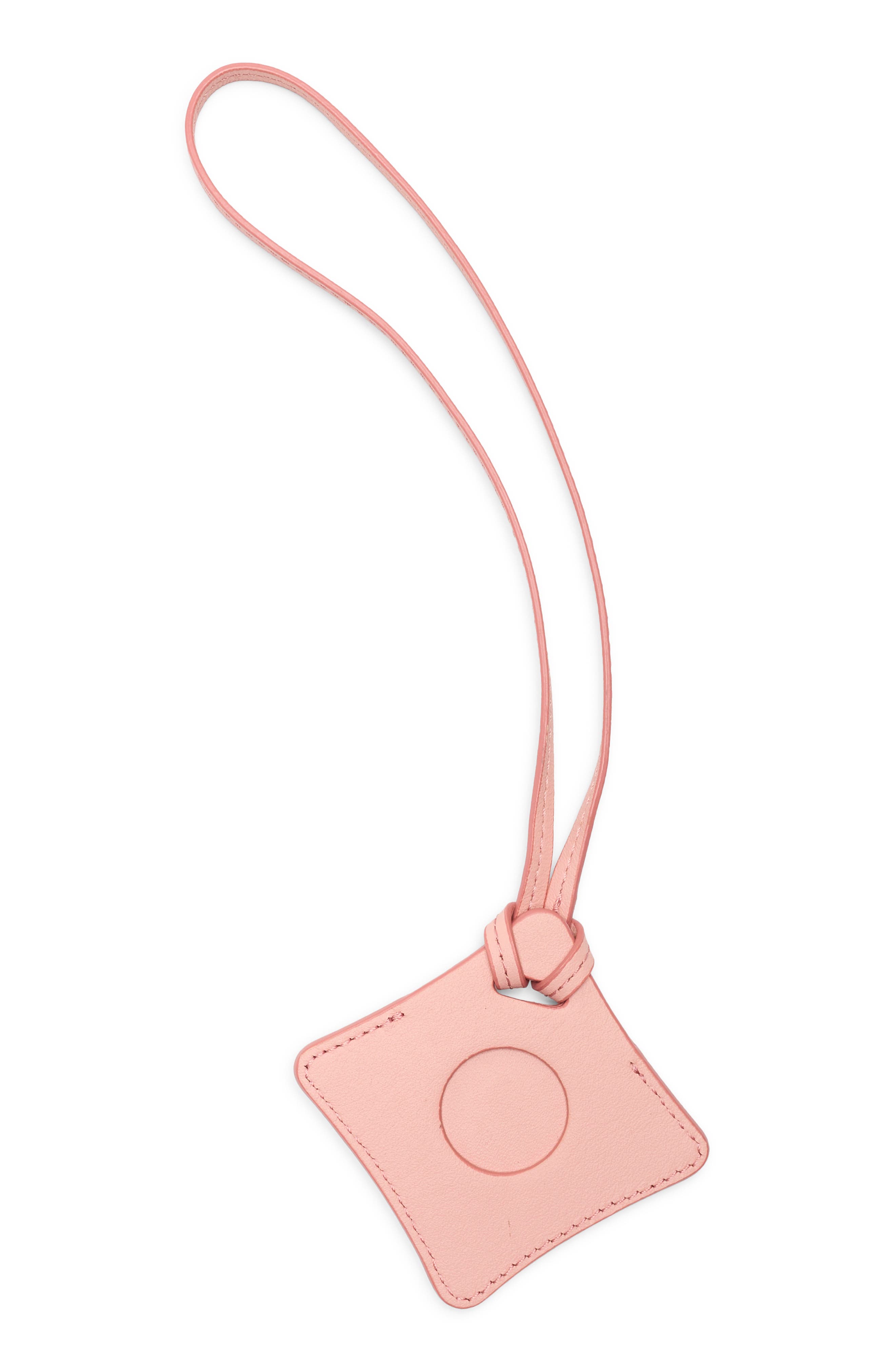 MCM Stark Lauretos Bag Charm, Alternate, color, Silver Pink