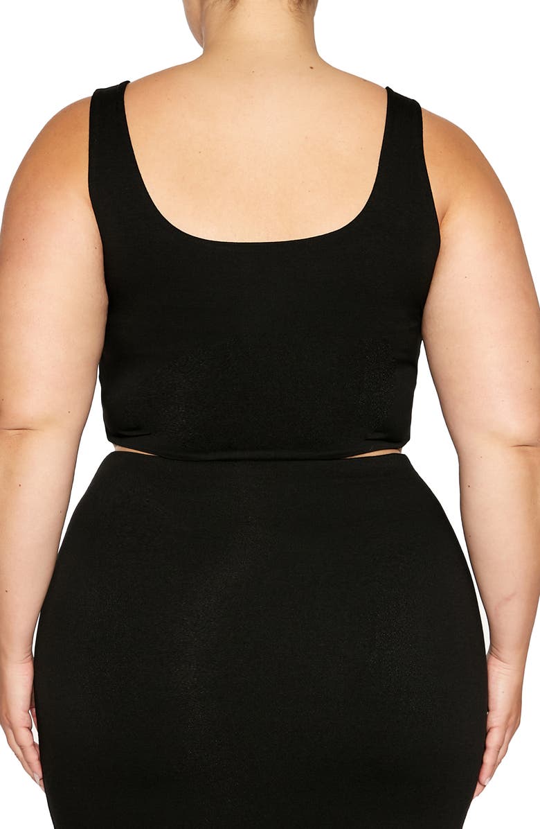 Naked Wardrobe Get Scooped Up Crop Top, Alternate, color, 