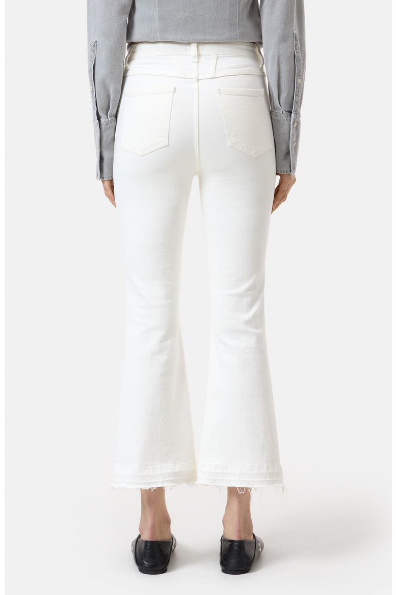 Hi-Sun Crop Flare Leg Jeans, Alternate, color, IVORY