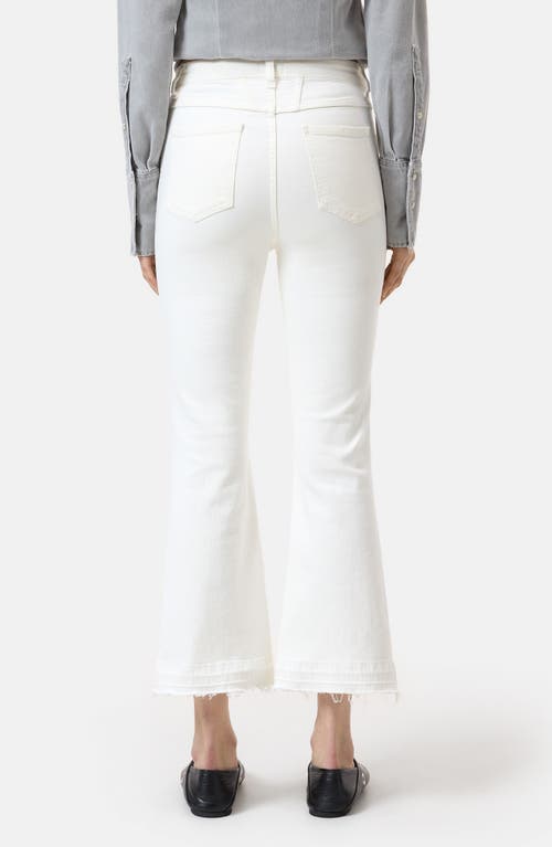Closed Hi-sun Crop Flare Leg Jeans In White