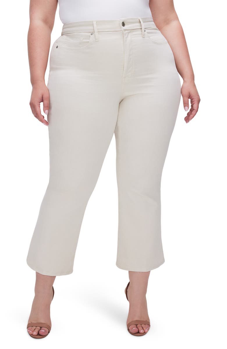 Good Legs Crop Mini Bootcut Jeans
