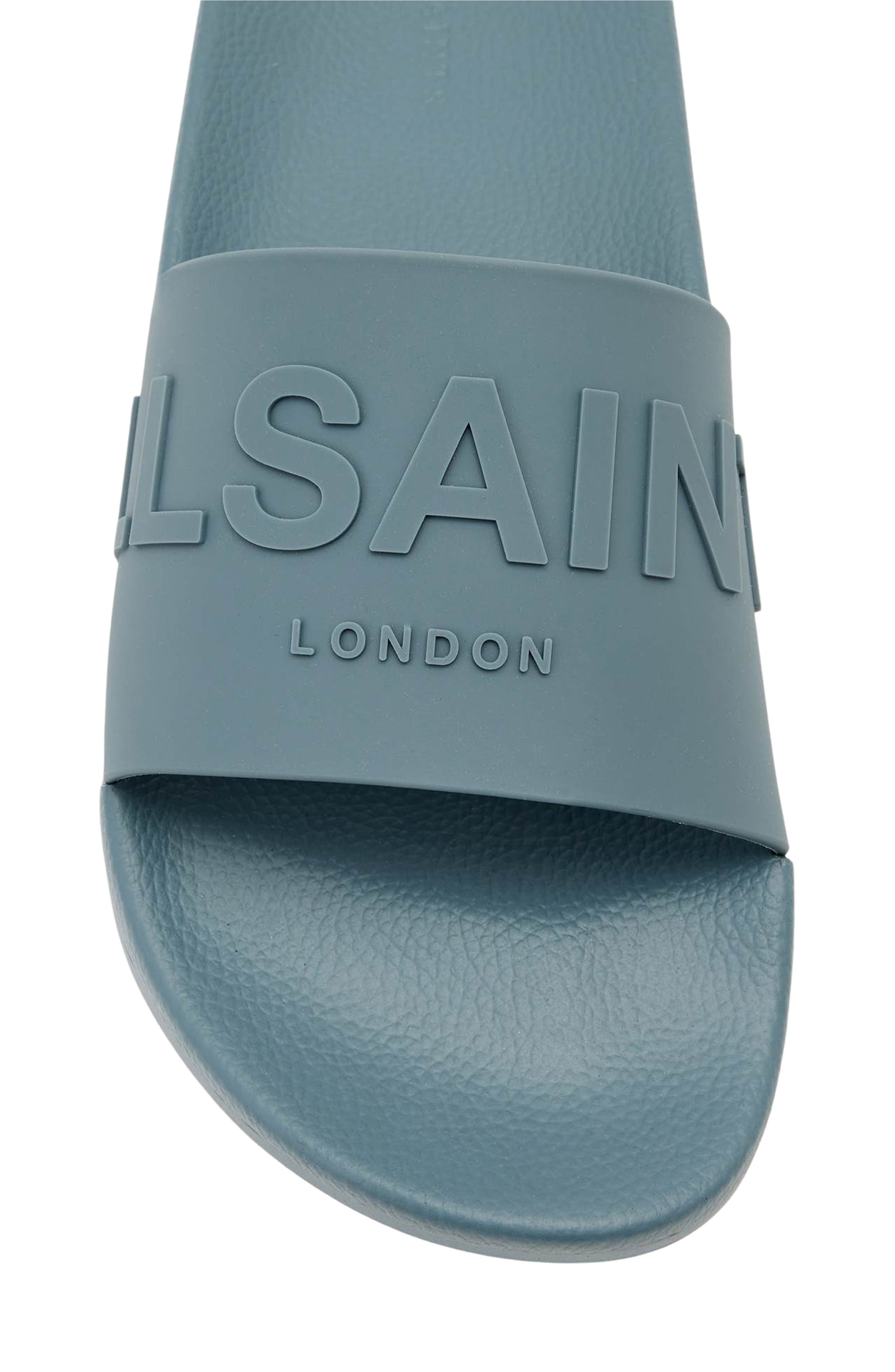 AllSaints Biggy Slide Sandal, Alternate, color, Airforce Blue