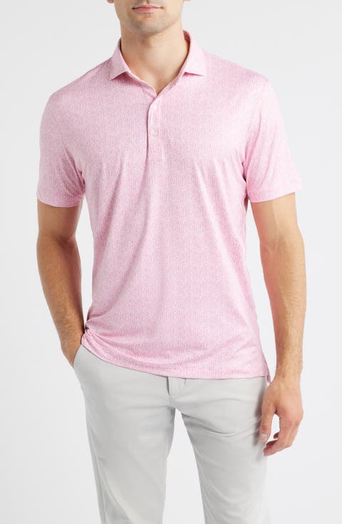 Popping Tops Beverage Opener Print Featherweight Performance Polo