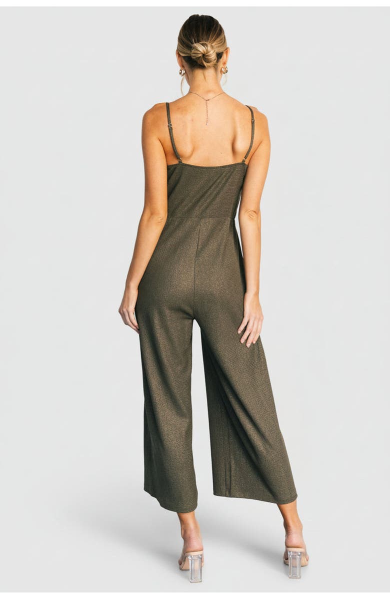 Baltic Børn Valencia Jumpsuit, Alternate, color, Olive Shimmer
