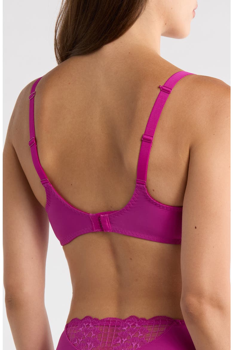 Reve Underwire 3D Plunge Bra, Alternate, color, AZALEA