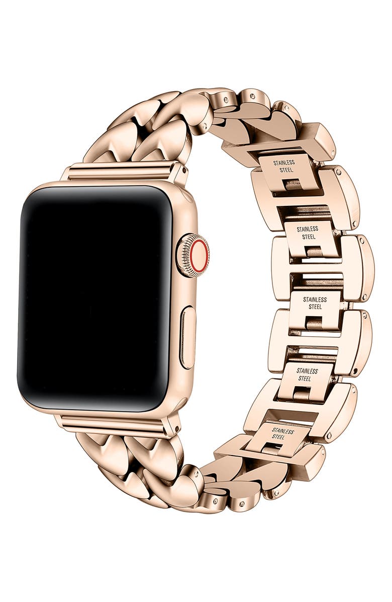 The Posh Tech Crush Hearts Apple Watch<sup>®</sup> Bracelet Watchband, Alternate, color, 